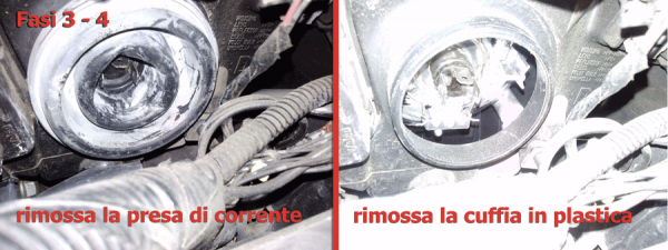 rimozione presa e cuffia