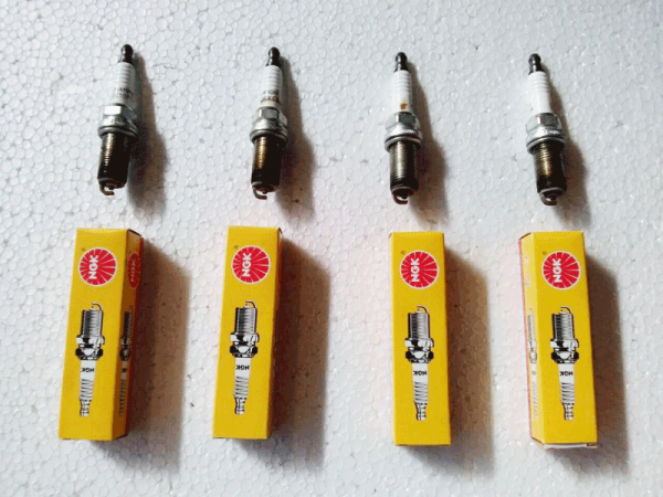 Candele nuove e usate