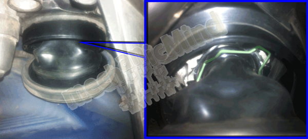 Figura 3: Rimozione molla