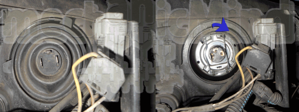 Figura 2: Rimozione gomma e molla