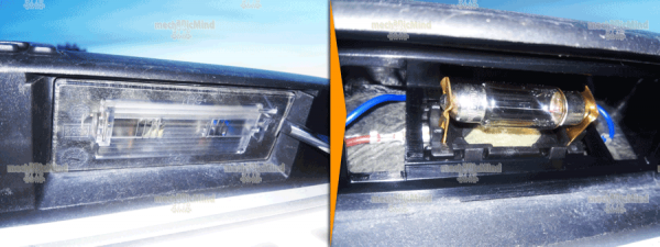 Figura 1: Rimuoviamo la mascherina aiutandoci con un cacciavite a taglio